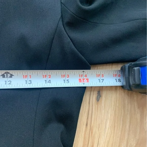 Express Women's Black Blazer One Button Tailored‎ Fit Size 4 Preppy - Picture 8 of 13